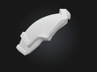 Emerald Shield  A Gleaming Relic of Protection 3D model