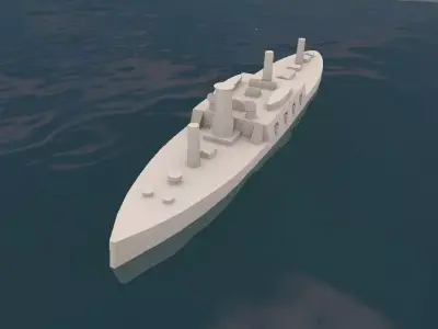 Brazilian Ironclad Brasil 3D print model