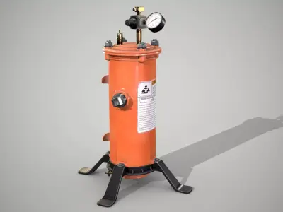 AIR FILTER Low-poly 3D model purchase