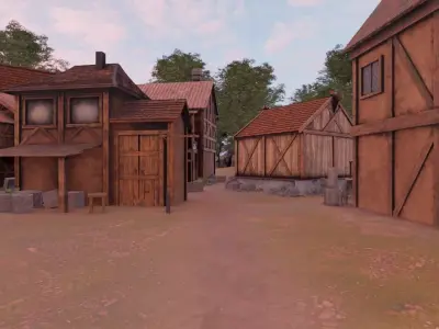 Medieval Village 3D model order