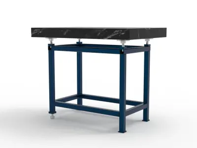 Precision measuring table Low-poly 3D model