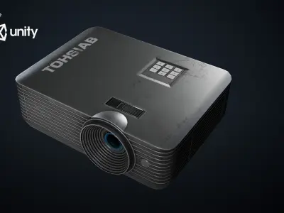 Projector Game Ready Assets Low-poly 3D model