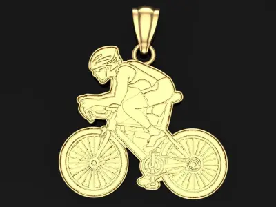 hanging bicycle 3D print model purchase