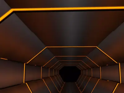 Sci Fi Corridor  3D model purchase