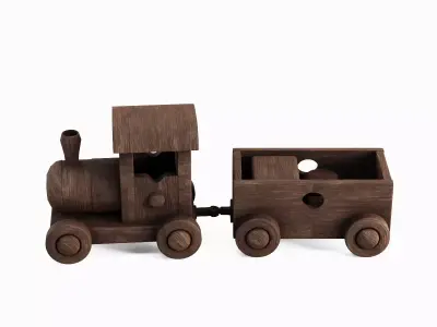 Wooden Toy Train Pack