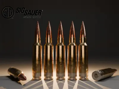 Sig Sauer 277 Fury Next Gen Ammunition 3D model