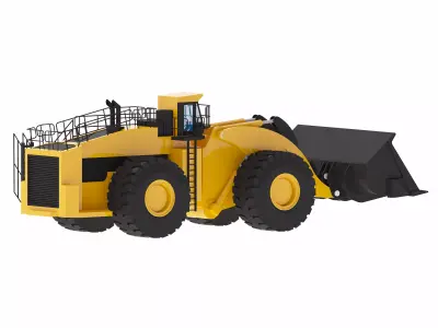 Loader Mining L2530 Low-poly 3D model