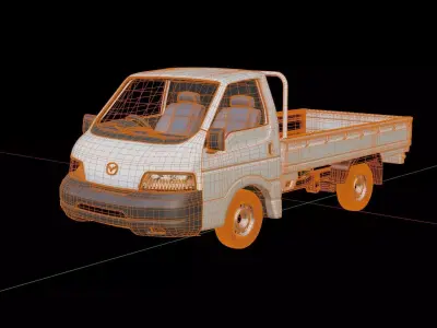 Mazda Bongo Flatbed Truck 3D model