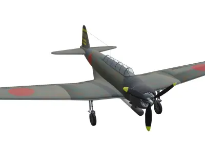 Nakajima B5N Kate Low-poly 3D model purchase