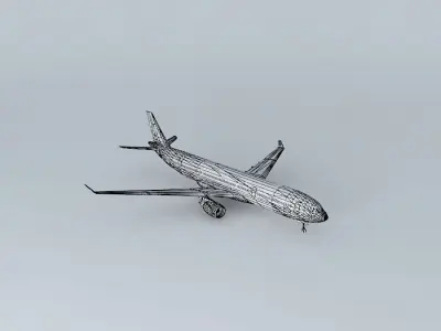 iFly Airlines Airbus A330 300 Free 3D model