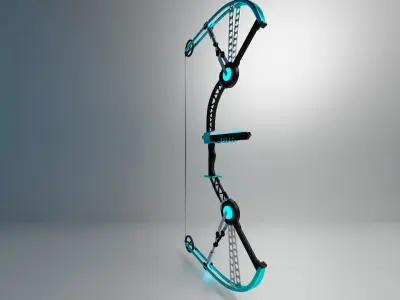  High Tech Bow LightArrowWeapon - LAW 3D Model 3D model