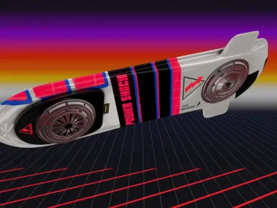 Power Shock Hoverboard  3D model
