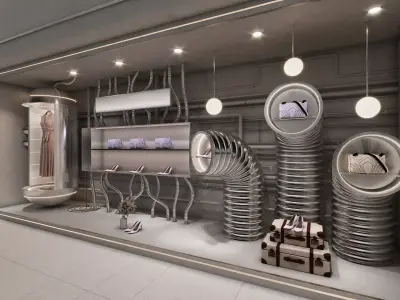 FutureCraft Fashion Display Window 3D model