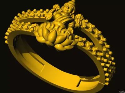lakshmi devi 3D print model