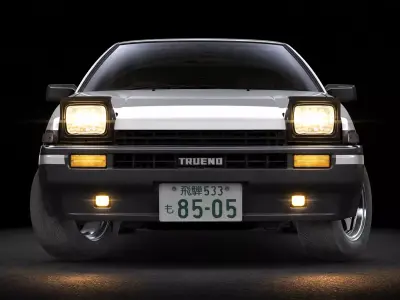 Toyota Sprinter Trueno AE86 3D model