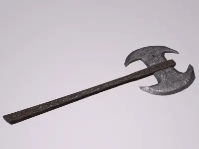 War Axe v1 Low-poly 3D model