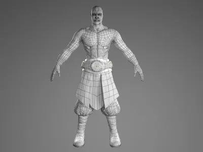 Baldman Semi-realist 3D model