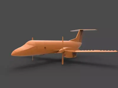 Embraer EMB 120 3D print model