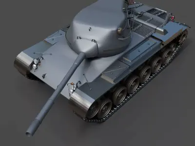 Armored Combat Vehicle - Detailed Tank Asset 3D model