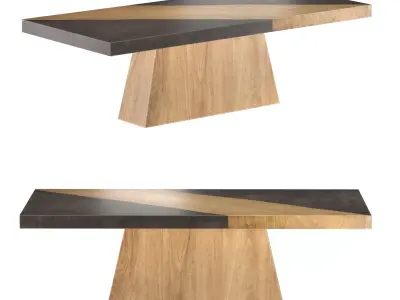 Almeria Dining Table 3D model