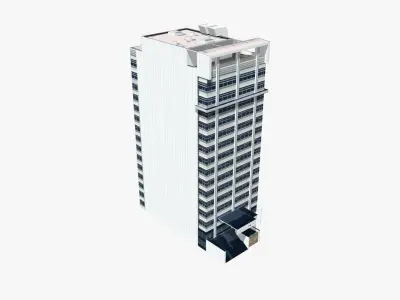 179 North Quay Low-poly 3D model