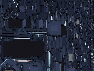 Futuristic Car 3D model