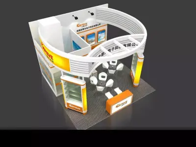 Exhibition - Area -6X6-3DMAX2012-013 3D model