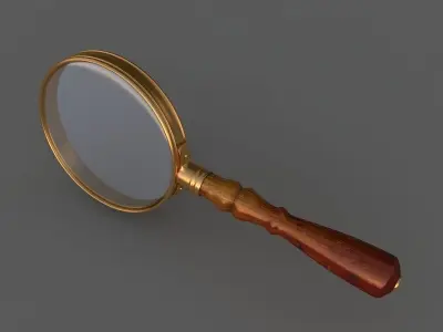 Magnifying glass 3D model