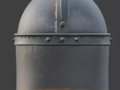 Viking Helmet 3D Model v04 Low-poly 3D model