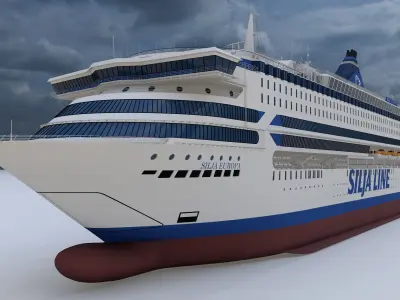 Silja Europa - Silja Line 3D model