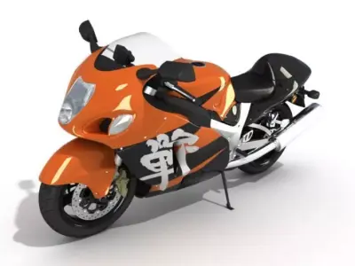 Vehicle   Japanese Motorcycle 3D model