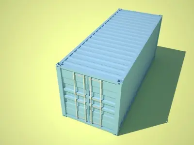 Container shipping Free 3D model purchase