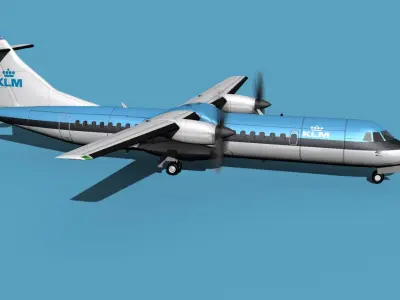 ATR  ATR-72-600 KLM 3D model