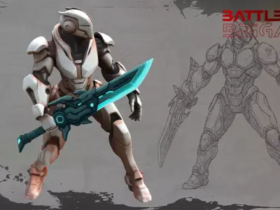 Rustbane  Low-poly 3D model