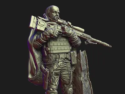 Knight of Ukraine 3D print model