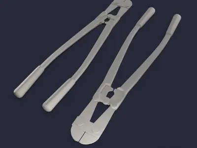 Bolt Cutter Low-poly 3D model purchase