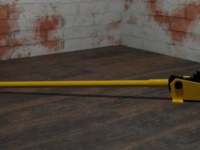 Rebar Cutter Low-poly 3D model