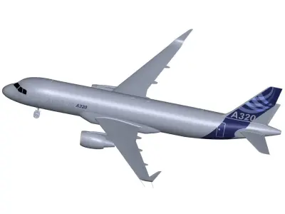 Airbus A320 3D model get