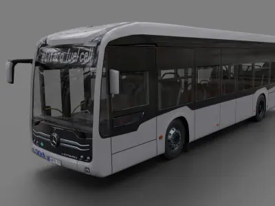 Mercedes eCitaro 2019 MID-POLY 3D model