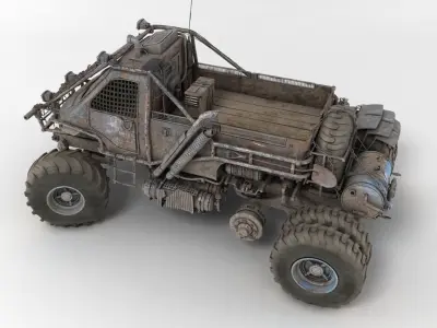 Apocalyptic Truck 3 3D model