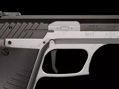 CZ 122 Sport 22LR pistol Low-poly 3D model