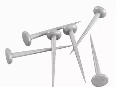Simple Nail 02 Low-poly 3D model