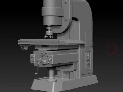 135th Scale Milling Machine 3D print model