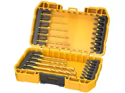 DeWalt Impact Drill and Bit Set Low-poly 3D model