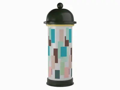Advertising Column 3D model