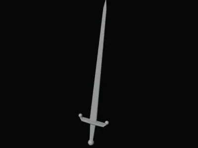 Sword golden Free 3D model purchase
