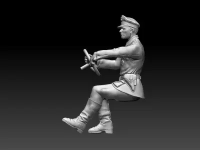 german driver soldier 3D print model order