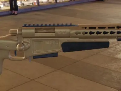 LC 42 Rifle Low-poly 3D model
