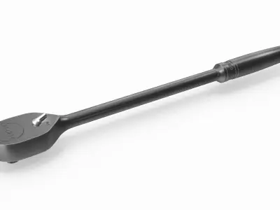Long Handle Ratchet GSL80A Low-poly 3D model