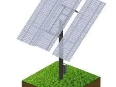 Solar cells 3D model